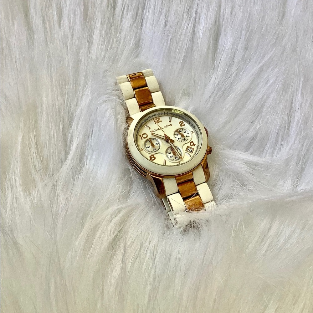 Michael Kors | White Rose Gold Watch - Picture 2 of 7